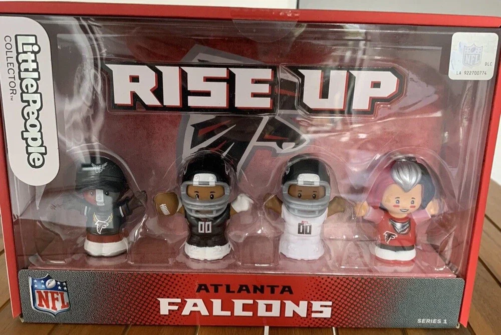 Fisher Price Little People NFL Collector Football Team Atlanta Falcons NEW